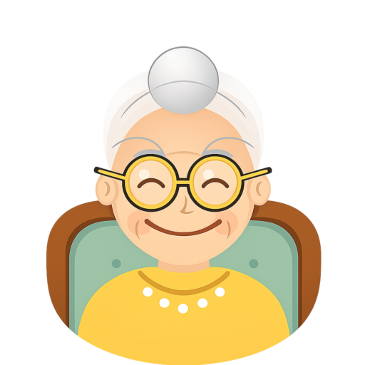 Oma maakt schoon